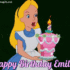 Happy Birthday and Best Wishes Animated GIFs and Postcards With Custom Name for Emily