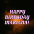Happy Birthday Mariana GIF With Custom Name